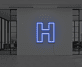 Buchstabe H LED Neonschild für Büro und Empfangsbereich