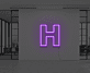 Buchstabe H LED Neonschild für Büro und Empfangsbereich