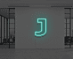 Buchstabe J LED Neonschild für Büro und Wohnzimmer