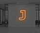 Buchstabe J LED Neonschild für Büro und Wohnzimmer