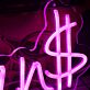 Bean$ LED Neonschild für Café und Coffee Shop