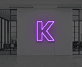 Buchstabe K LED Neonschild für Büro und Wohnzimmer
