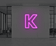 Buchstabe K LED Neonschild für Büro und Wohnzimmer