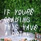 IF YOU'RE READING THIS HAVE A DRINK LED-Neonschild für Bar oder Zuhause