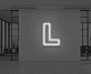 L LED-Neonschild Büro Arbeitszimmer
