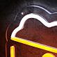 Getränkebecher mit Schaum LED Neonschild für Bar und Restaurant