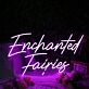 Enchanted Fairies LED-Neonschild für Kinderzimmer oder Party