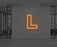 L LED-Neonschild Büro Arbeitszimmer