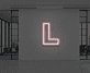 L LED-Neonschild Büro Arbeitszimmer