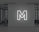 Buchstabe M LED Neonschild für Büro und Wohnzimmer