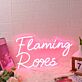 Flaming Roses LED-Neonschild Bar Club