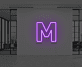 Buchstabe M LED Neonschild für Büro und Wohnzimmer