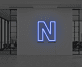 Buchstabe N LED Neonschild für Büro und Wohnzimmer