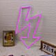 Blitzpfeil Symbol LED-Neonschild für Gaming Bar