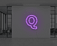 Buchstabe Q LED Neonschild für Büro und Wohnzimmer