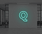 Buchstabe Q LED Neonschild für Büro und Wohnzimmer