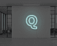 Buchstabe Q LED Neonschild für Büro und Wohnzimmer