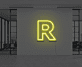 Buchstabe R LED Neonschild für Büro und Arbeitsplatz