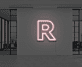 Buchstabe R LED Neonschild für Büro und Arbeitsplatz