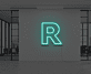 Buchstabe R LED Neonschild für Büro und Arbeitsplatz