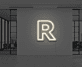 Buchstabe R LED Neonschild für Büro und Arbeitsplatz
