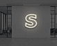 Buchstabe S LED Neonschild für Büro und Wohnzimmer