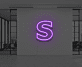 Buchstabe S LED Neonschild für Büro und Wohnzimmer