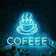 Kaffeetasse LED Neonschild für Café und Küche