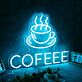 Kaffeetasse LED Neonschild für Café und Küche