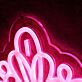 Pink Cement LED-Neonschild für Bar oder Club