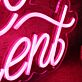 Pink Cement LED-Neonschild für Bar oder Club