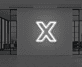 X LED-Neonschild als moderne Wanddekoration
