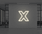 X LED-Neonschild als moderne Wanddekoration