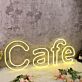 Cafe LED-Neonschild für Gastronomie Innenbereich