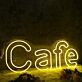 Cafe LED-Neonschild für Gastronomie Innenbereich