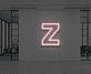 Buchstabe Z LED Neonschild für Büro und Wohnzimmer