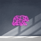 Geometrischer Bär LED-Neonschild Wohnzimmer Büro