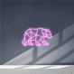 Geometrischer Bär LED-Neonschild Wohnzimmer Büro