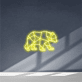 Geometrischer Bär LED-Neonschild Wohnzimmer Büro