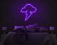 Wolke mit Blitz LED-Neonschild Schlafzimmer Wohnzimmer