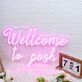 Wellcome to posh LED-Neonschild für Boutique und Shop