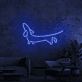 Dackel Silhouette LED-Neonschild Wohnzimmer