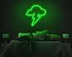 Wolke mit Blitz LED-Neonschild Schlafzimmer Wohnzimmer