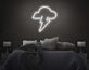 Wolke mit Blitz LED-Neonschild Schlafzimmer Wohnzimmer