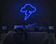 Wolke mit Blitz LED-Neonschild Schlafzimmer Wohnzimmer