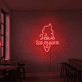 I love ice cream LED-Neonschild für Café und Eisdiele