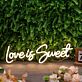 Love is Sweet LED-Neonschild für Hochzeit und Party