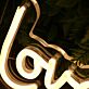 Love is Sweet LED-Neonschild für Hochzeit und Party