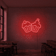 Cupcakes LED-Neonschild für Café und Bäckerei