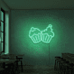 Cupcakes LED-Neonschild für Café und Bäckerei